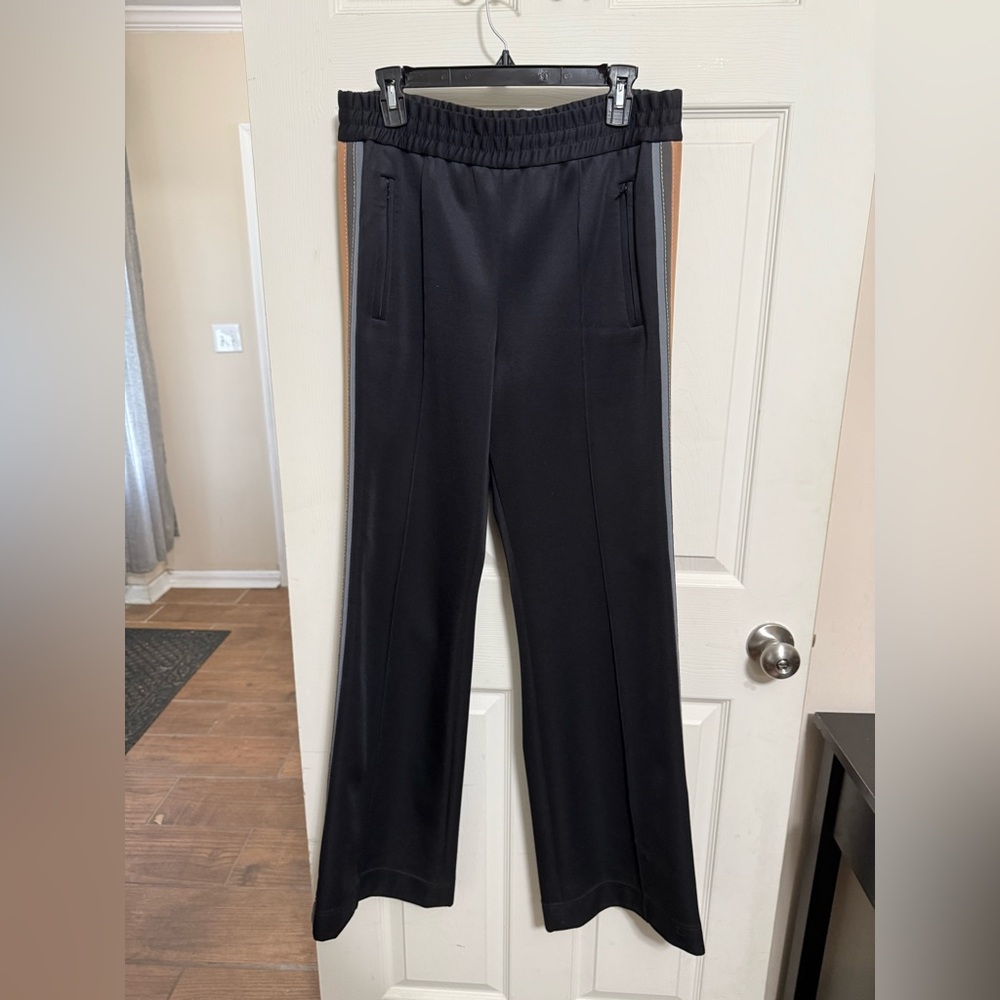 Black Marc Jacobs pants with stripes down both legs